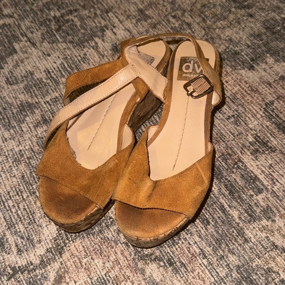 Dolce vita cork platforms